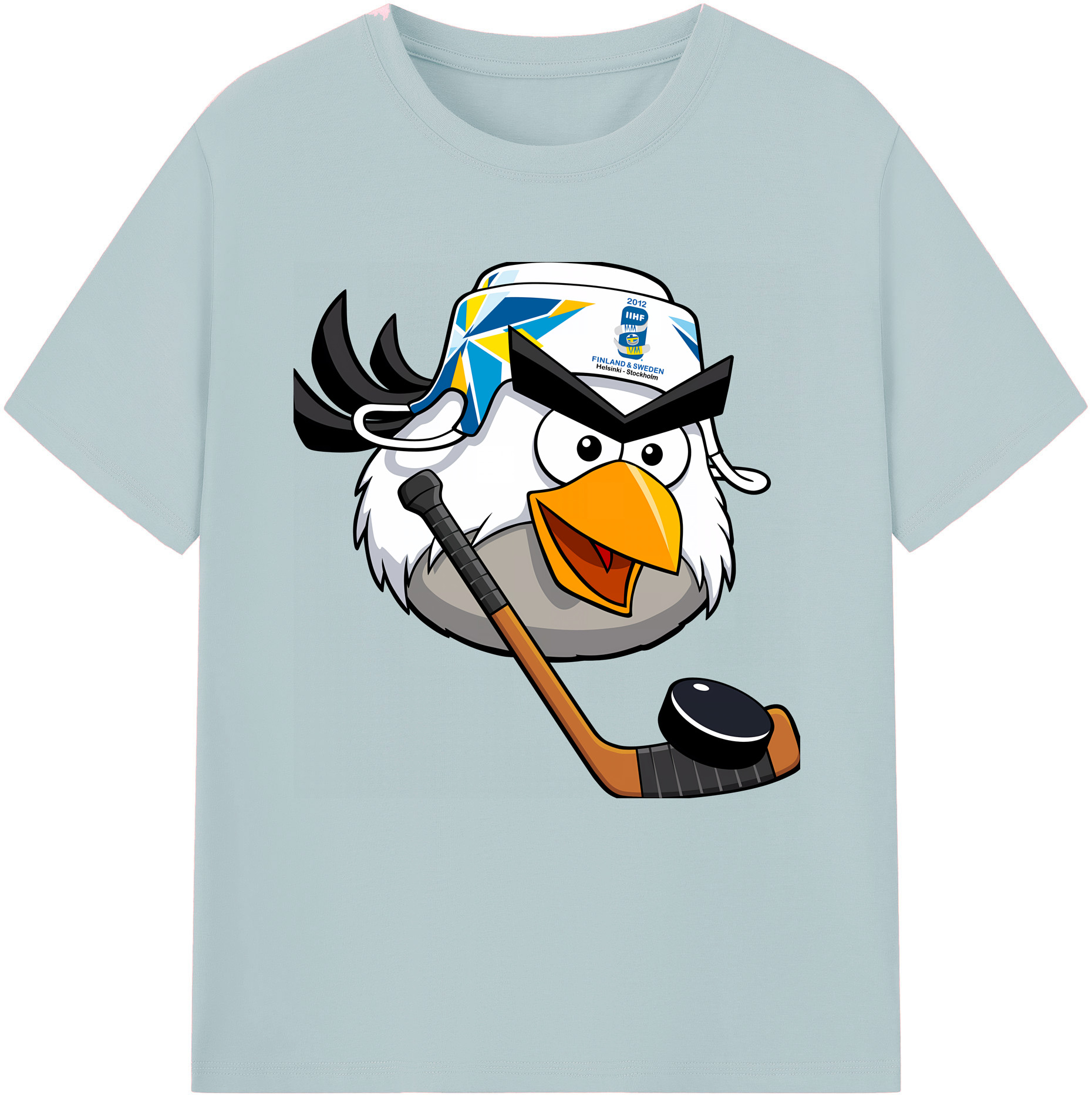 （画像用） Angry Birds アングリーバード 綿100％半袖Tシャツ（フロントプリント）